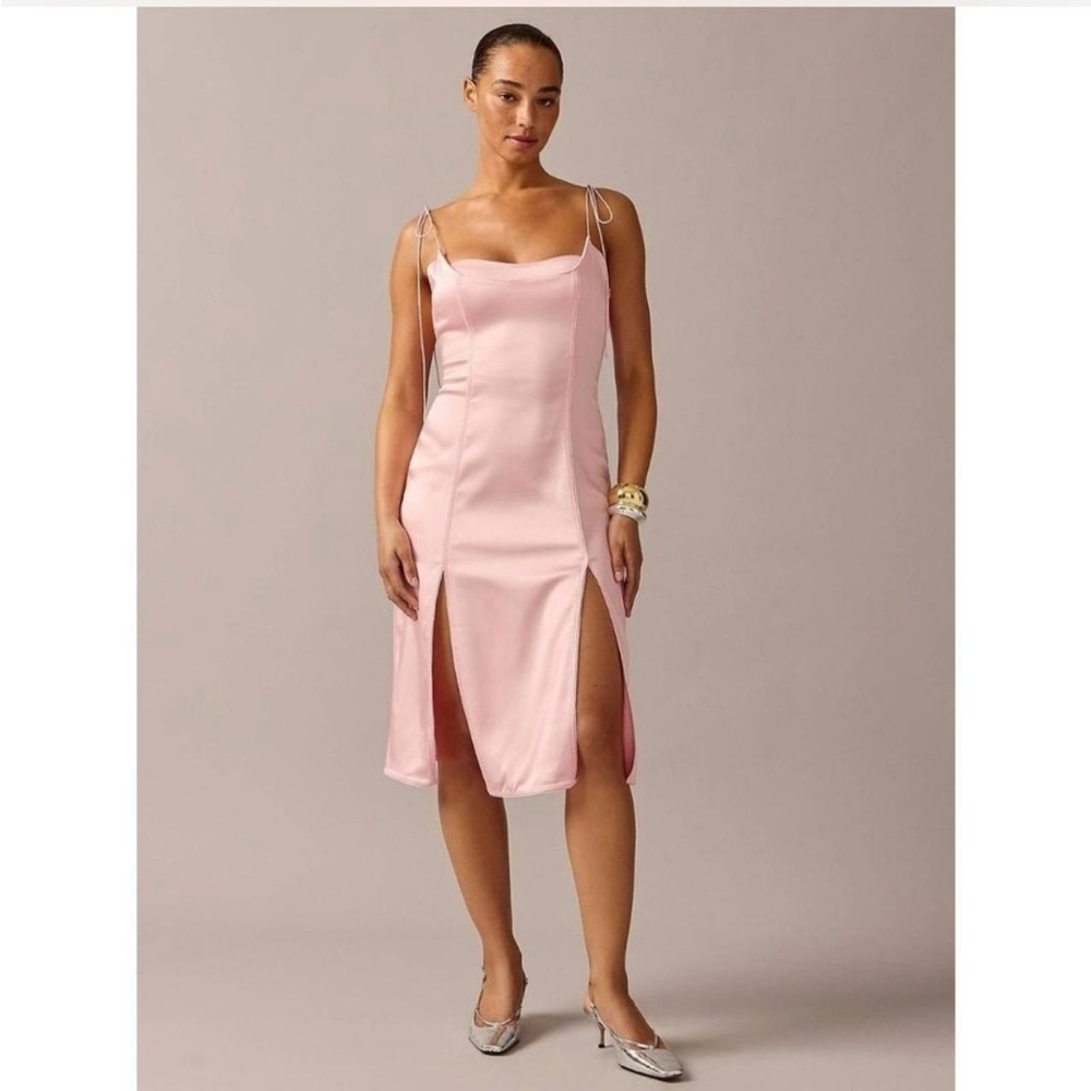 Brand new! Anna October x JCrew pink slip dress